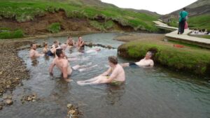 Hot bath Iceland tour